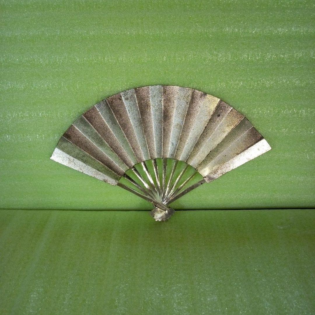 金属製？松竹梅扇子せんす扇おうぎ慶事・吉祥のシンボル※台座なし