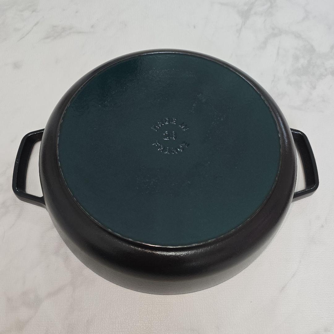 staub 28cm ブレイザー ソテーパン ブラック 黒