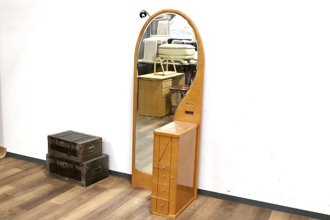 GMIH130○IDC大塚家具 サイナカ アートファニチャー バーズアイメープル