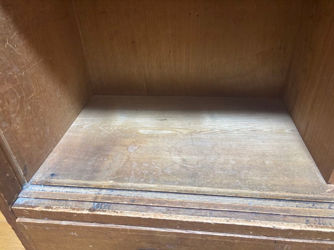 昭和レトロ　オープンラック　食器棚　本棚　ヴィンテージ　和箪笥　古道具