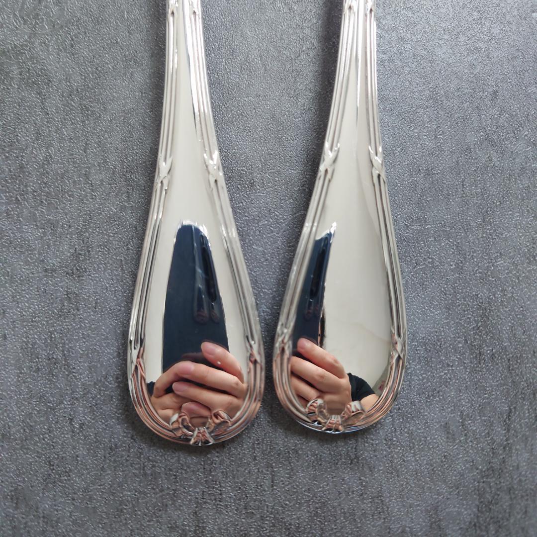 美品 クリストフル リュバン サービングフォーク サービングスプーン