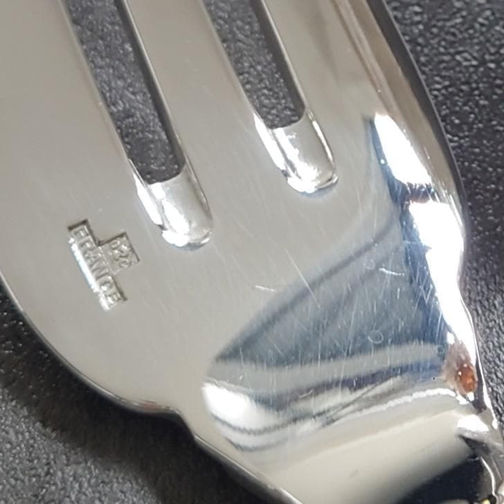 美品 クリストフル リュバン サービングフォーク サービングスプーン