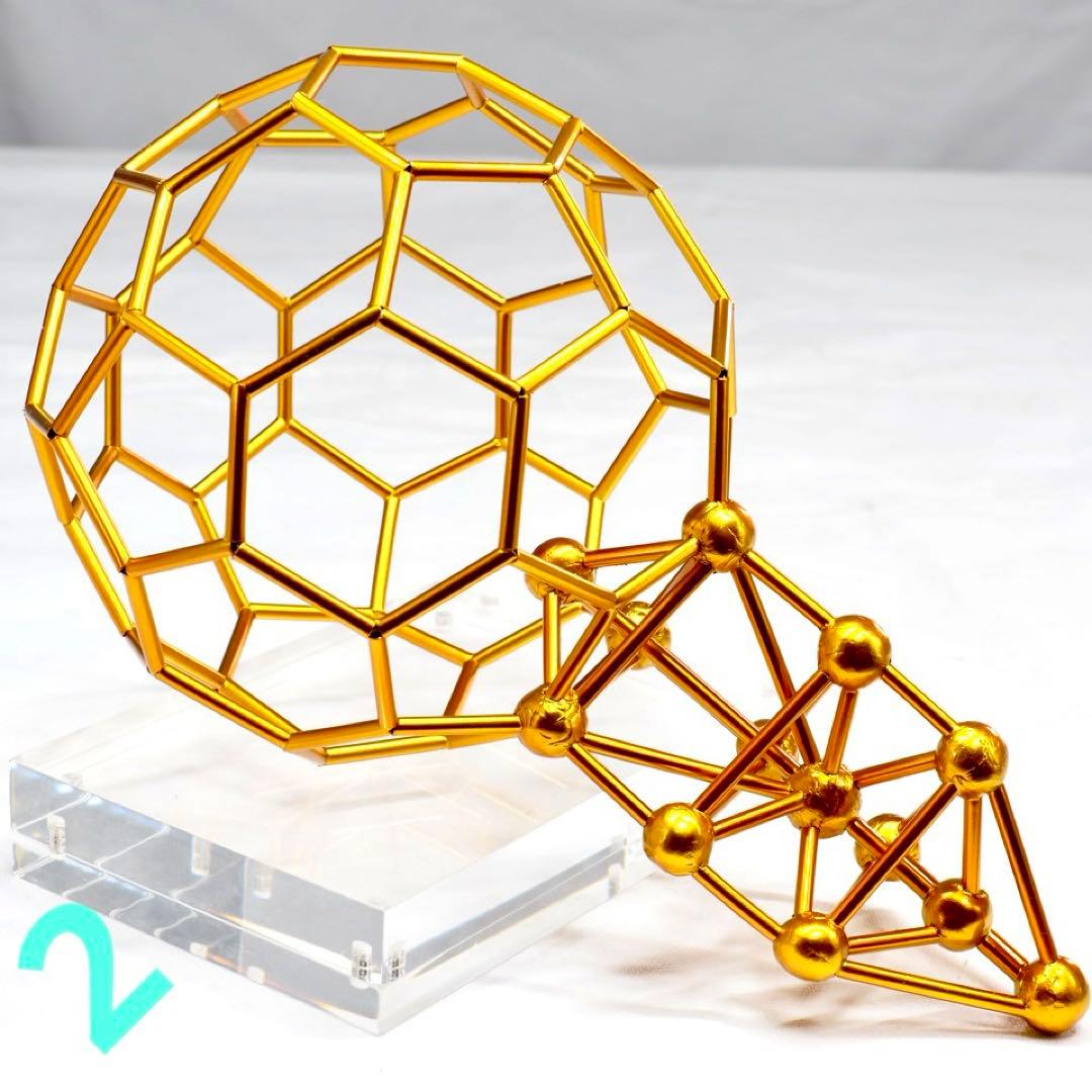 バッキーカバラ　生命の樹＋フラーレン　立体カバラ　3Dカバラ　★ GGL3