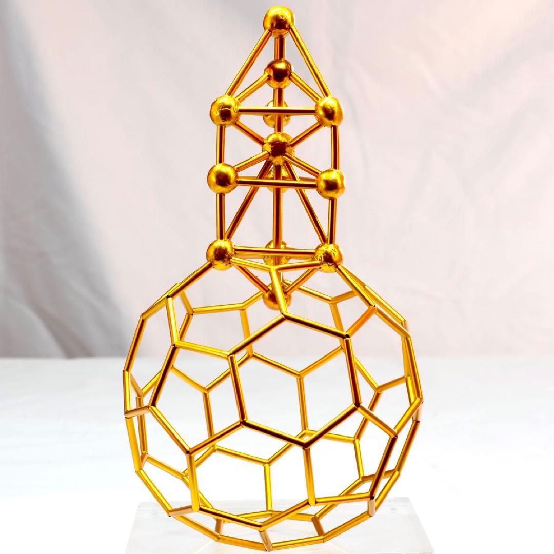 バッキーカバラ　生命の樹＋フラーレン　立体カバラ　3Dカバラ　★ GGL3