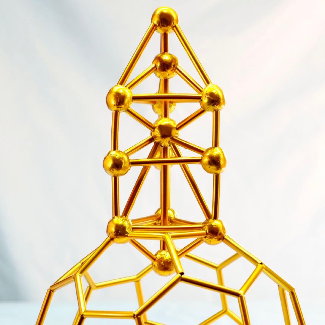 バッキーカバラ　生命の樹＋フラーレン　立体カバラ　3Dカバラ　★ GGL3