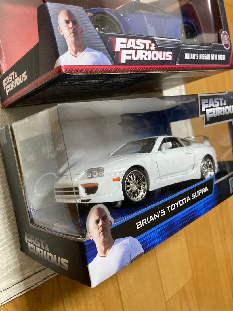 FAST & FURIOUS ブライアンのGT-Rとスープラ2台セット1/24 - メルカリ