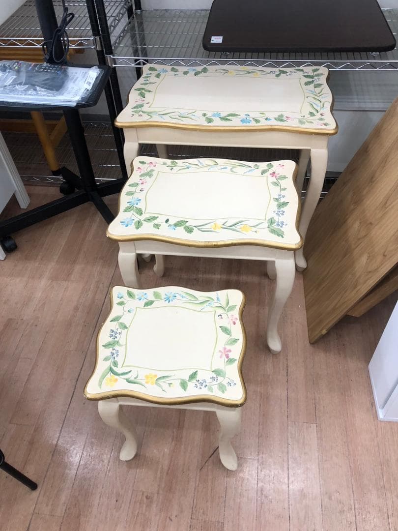 【福岡市限定】サイドテーブル3点セット コーヒーテーブル ネストテーブル