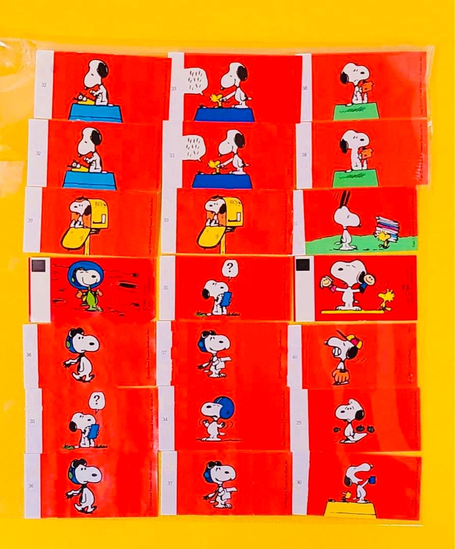 レア1970年代スヌーピー森永アソートチョコ包装紙イラスト昭和レトロ