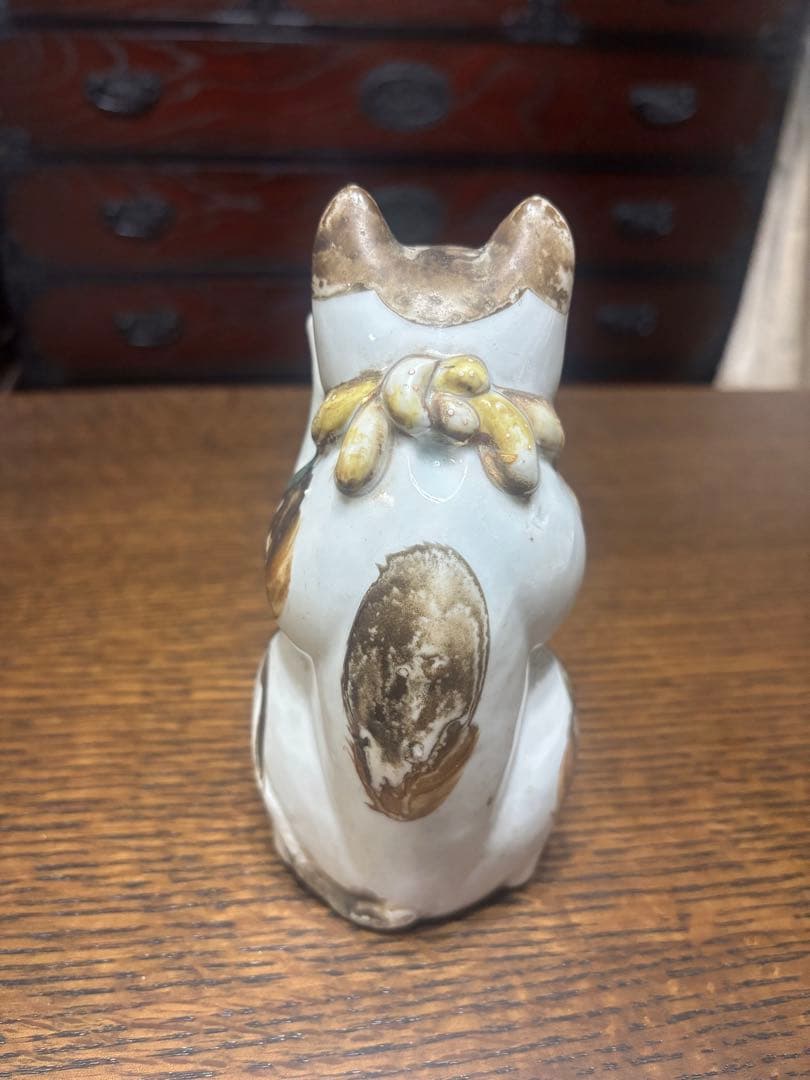 アンティークな招き猫　 骨董　レトロ　縁起物