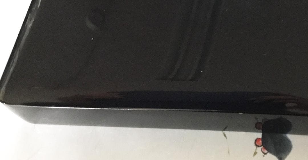 漆器 漆塗り 木製 硯箱 8寸 25.5cm アウトレット 桜井漆器