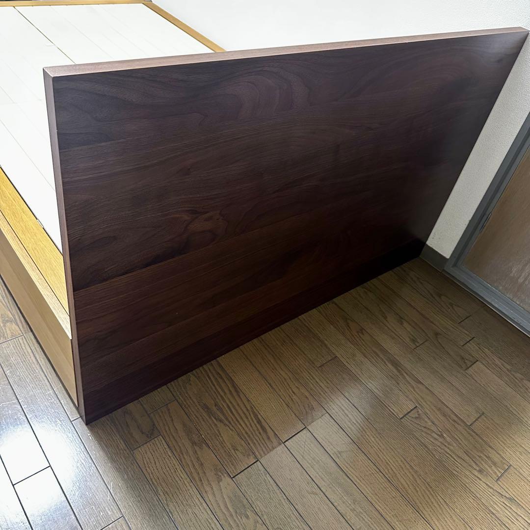 無印良品 セミダブル ウォールナット材 ヘッドボードのみ