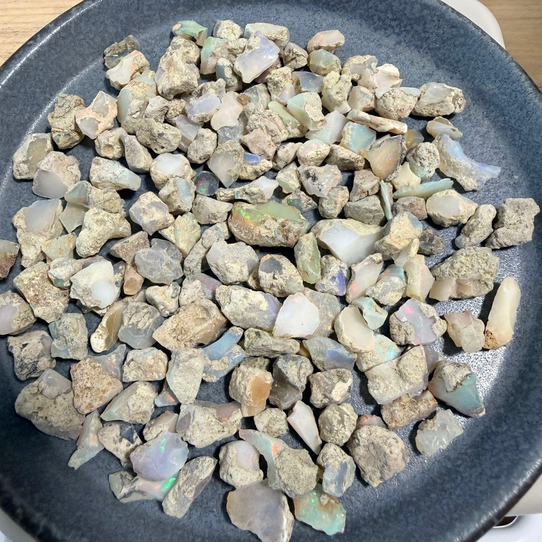 【天然エチオピア産オパール 原石 お楽しみ詰め合わせセット 約50g】Z-010