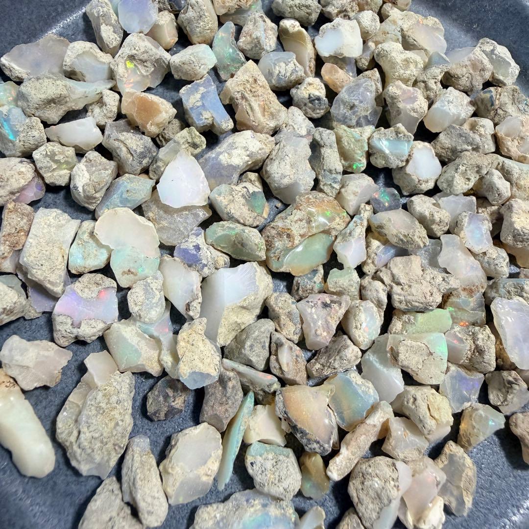 【天然エチオピア産オパール 原石 お楽しみ詰め合わせセット 約50g】Z-010