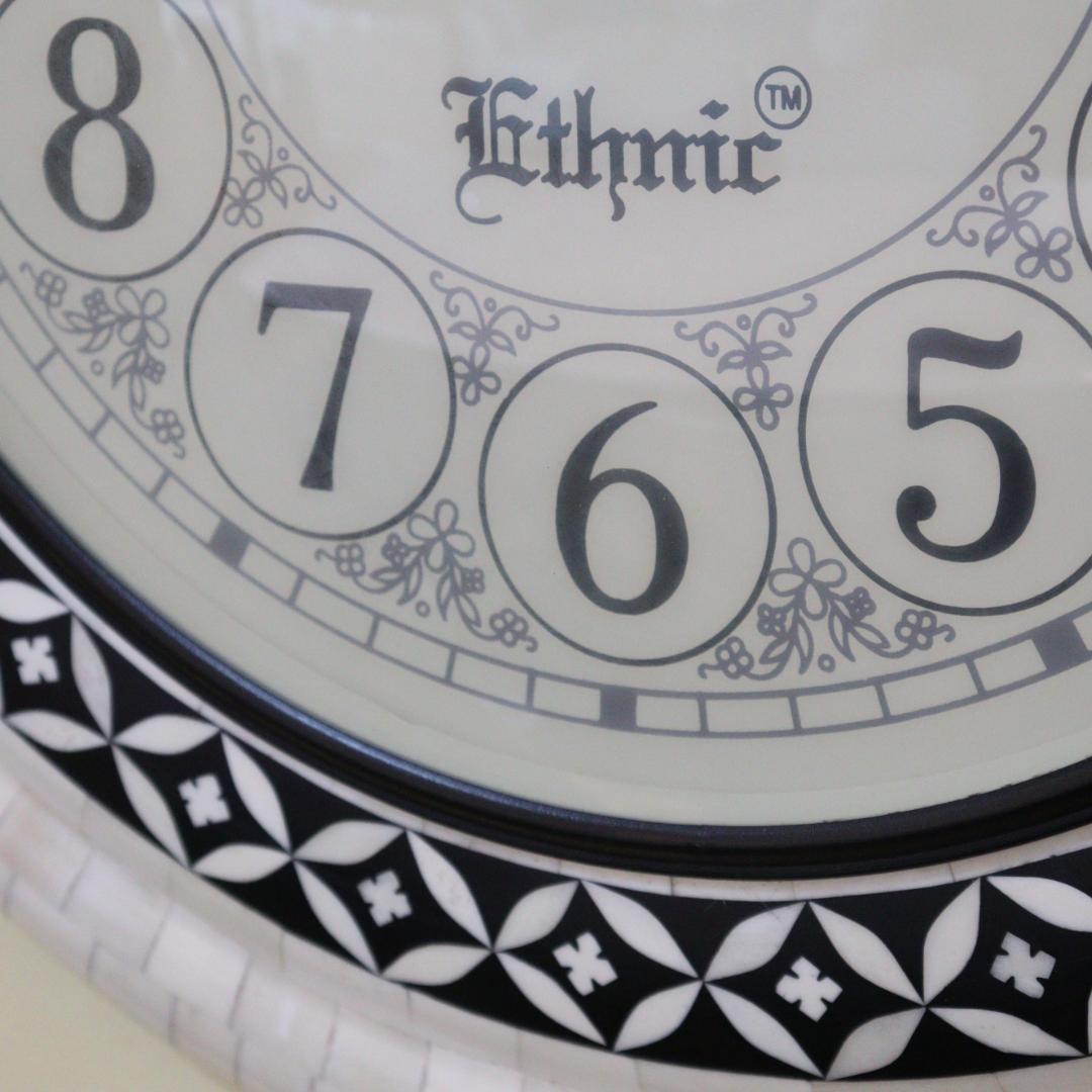 ウォールクロック 壁掛け時計 バッファローボーン アンティーク クラシック