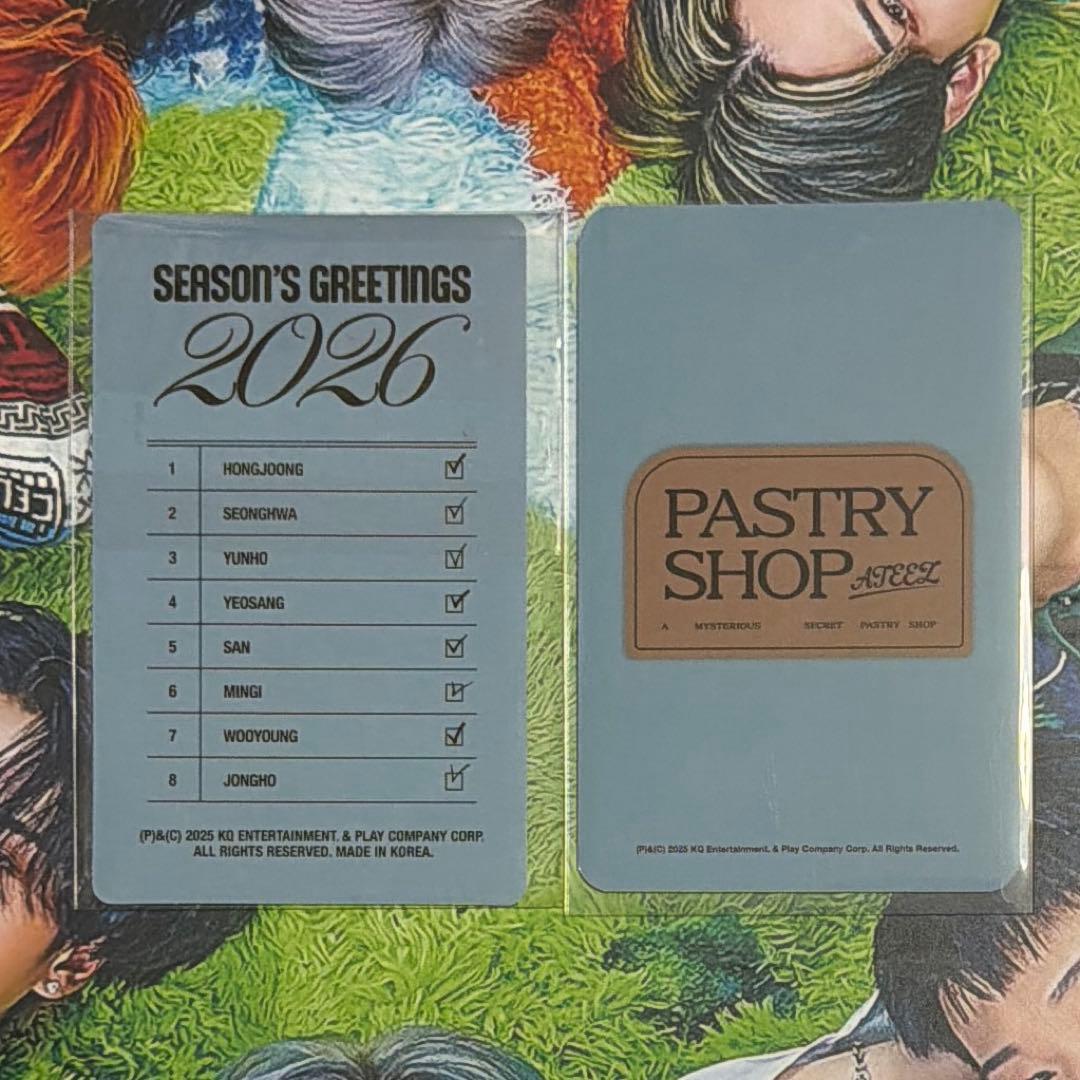 サン ATEEZ 2026 シーグリ KQ YES24特典トレカ セット - メルカリ