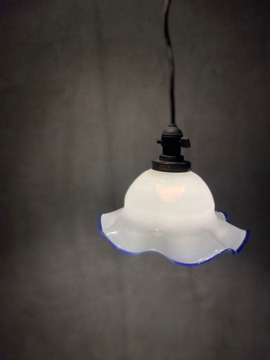 大正ロマン　フリル照明　JAPAN vintage