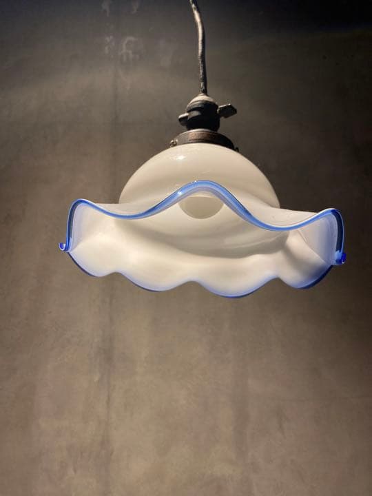 大正ロマン　フリル照明　JAPAN vintage