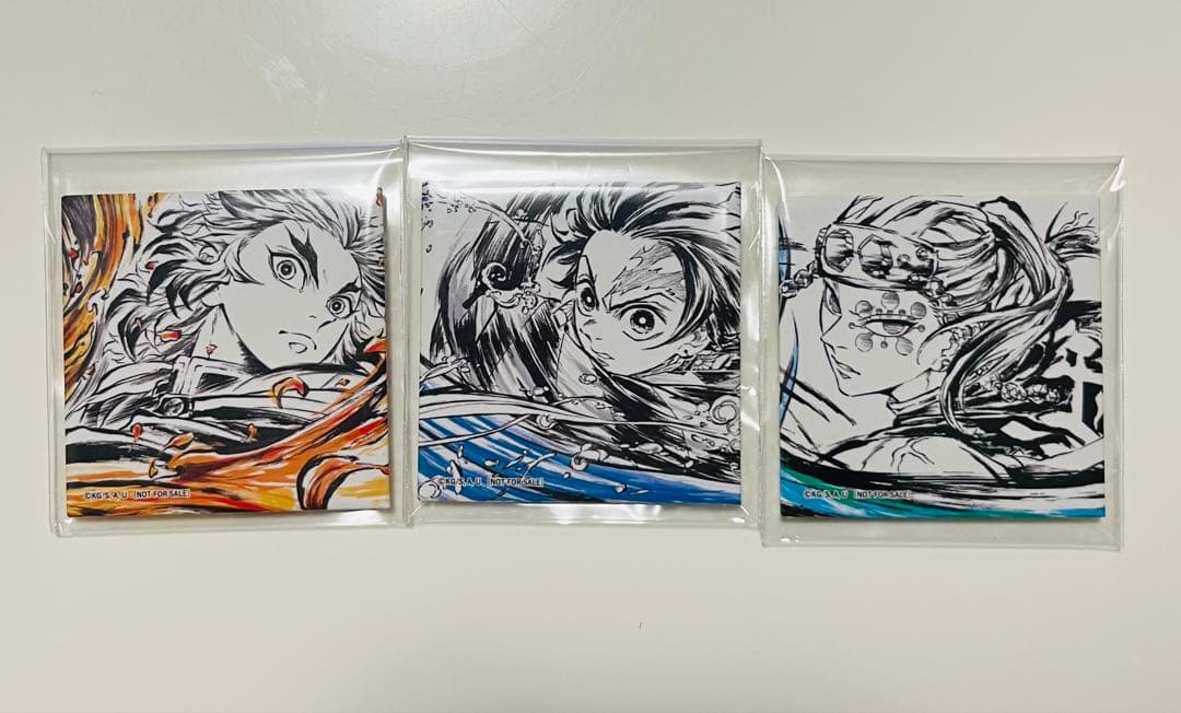 ジャンプフェスタ 2026 限定 鬼滅の刃 特典 スクエア缶バッジ 3種セット