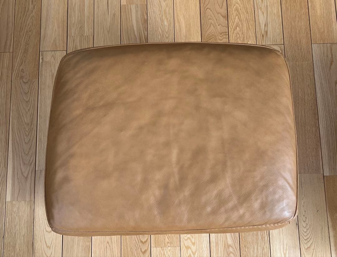 unico ウニコ TERRA(テラ) レザーオットマン 本革 キャメル