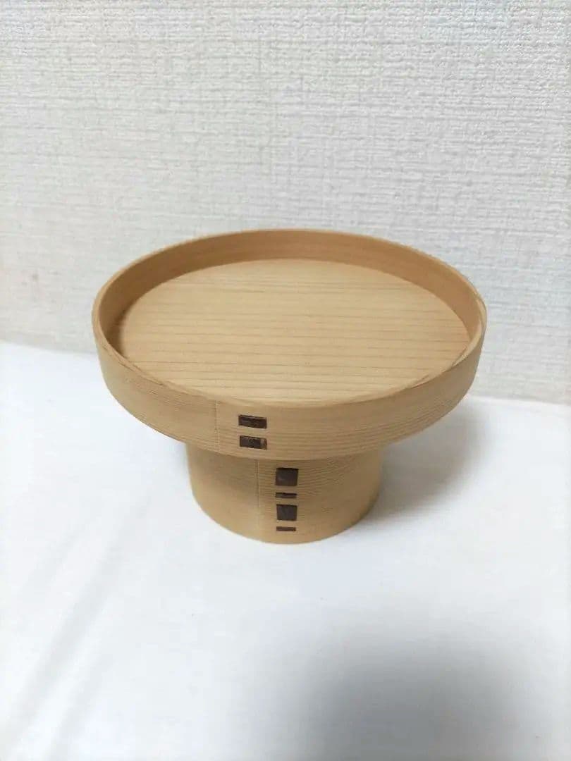 大館曲げわっぱ　美品　三宝　木製　伝統工芸品 お月見 行事　端午の節句