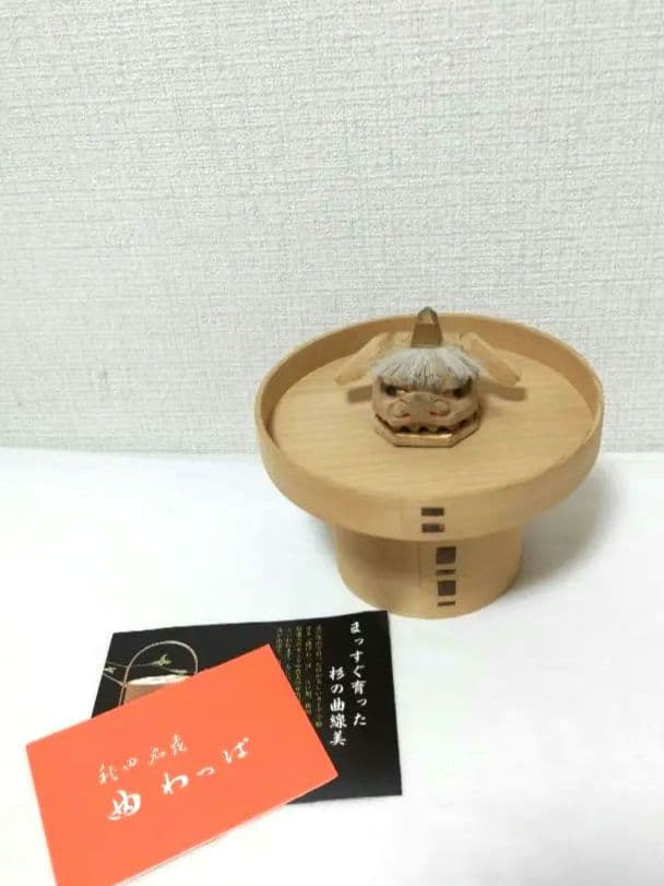 大館曲げわっぱ　美品　三宝　木製　伝統工芸品 お月見 行事　端午の節句