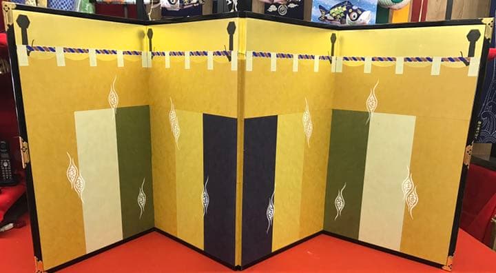 25号 陣幕 本金 屏風