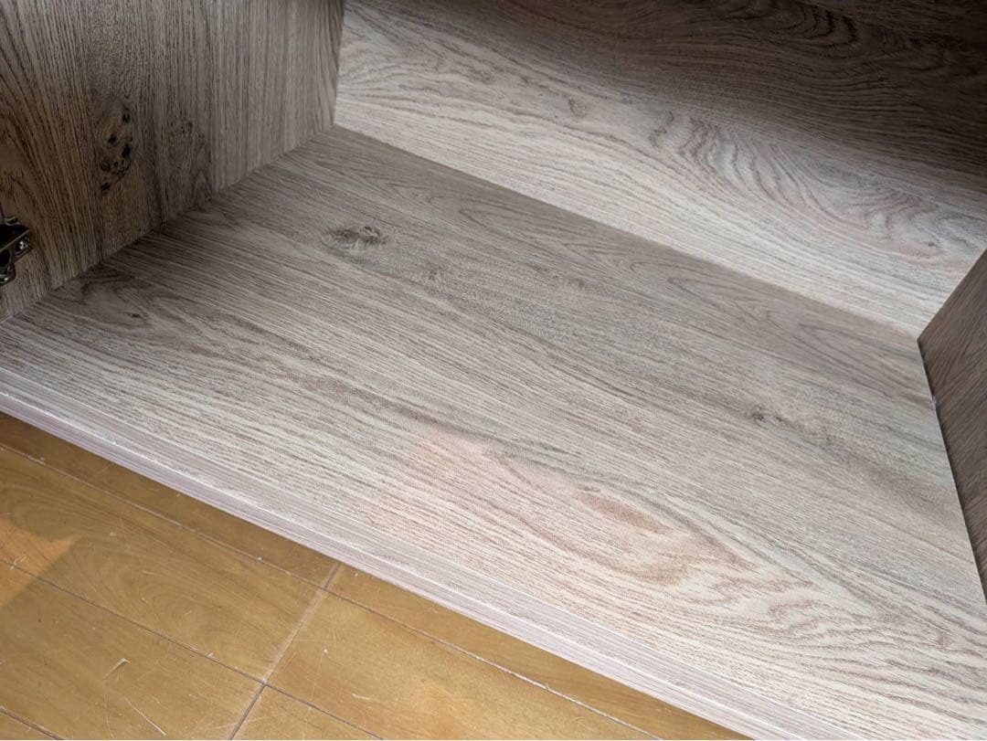 ★よぺ★LOWYA ラタン調キッチンカウンター 棚 収納 台