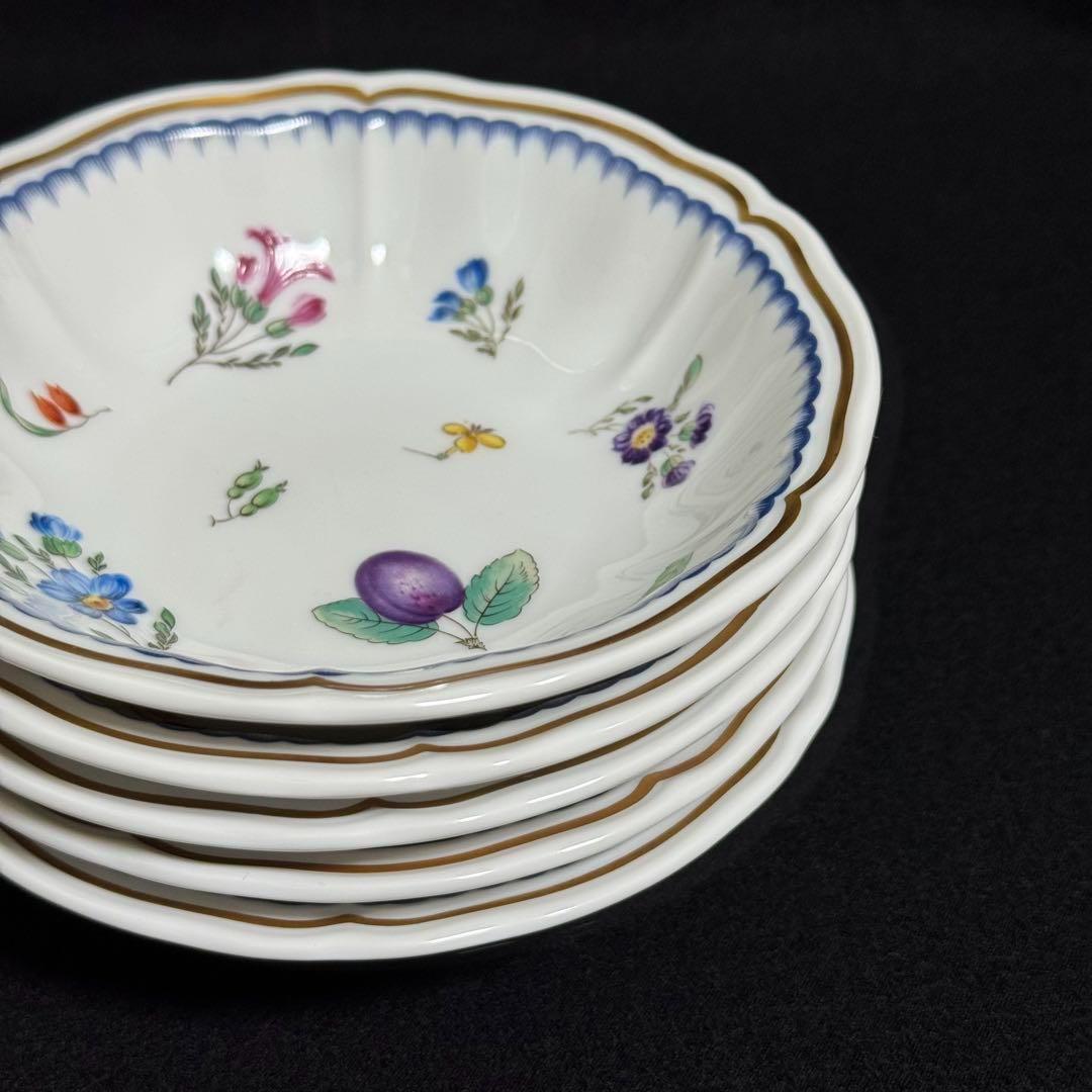 【希少/未使用】リチャードジノリ　イタリアンフルーツ　フルーツボウル　5枚セット