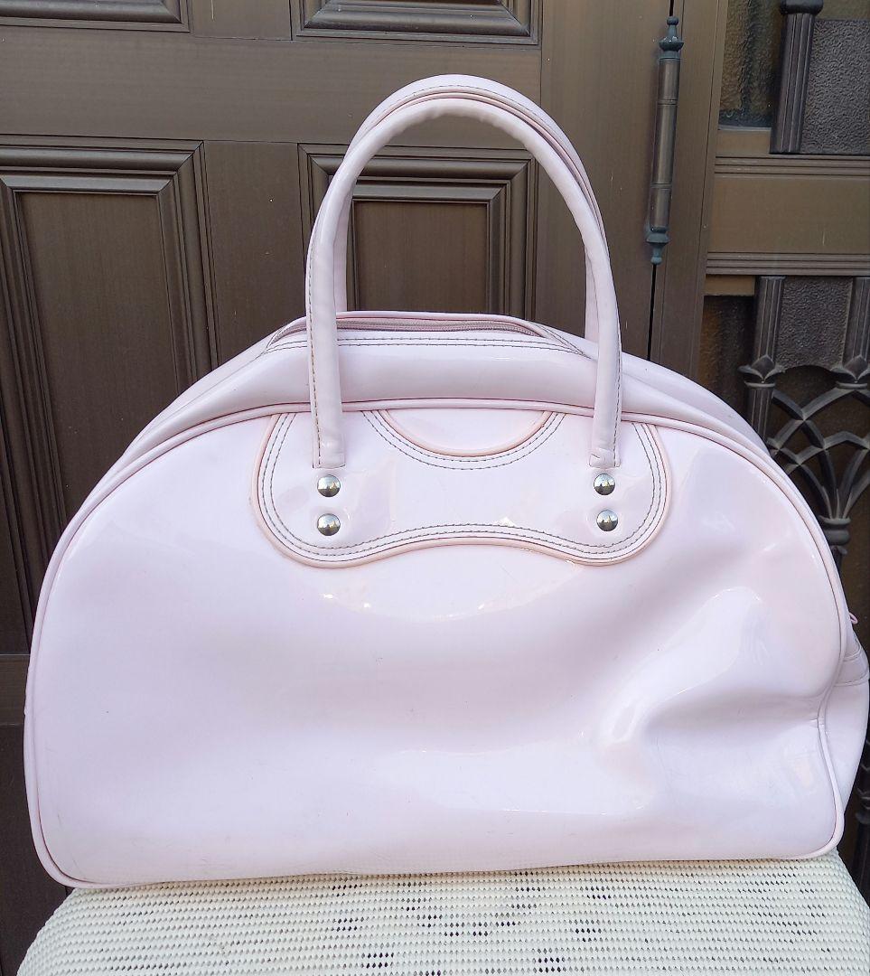 1980年「おはよう！スパンク」日本製 優しいピンク色のエナメル