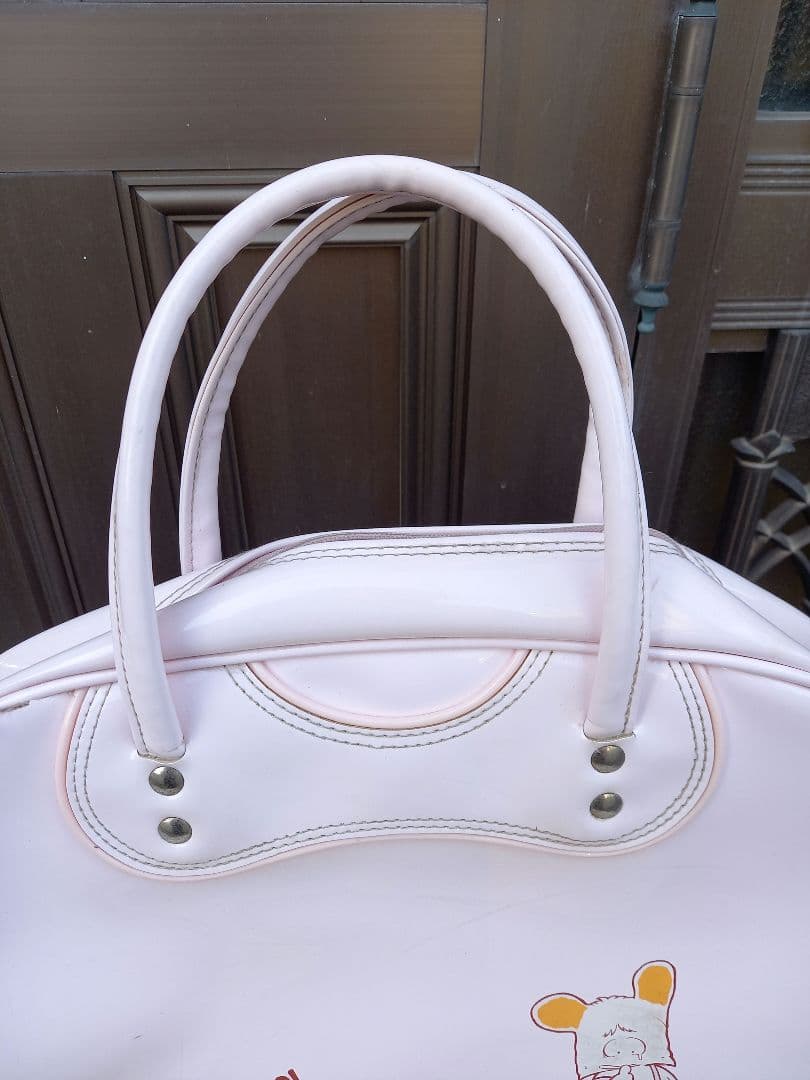 1980年「おはよう！スパンク」日本製 優しいピンク色のエナメル