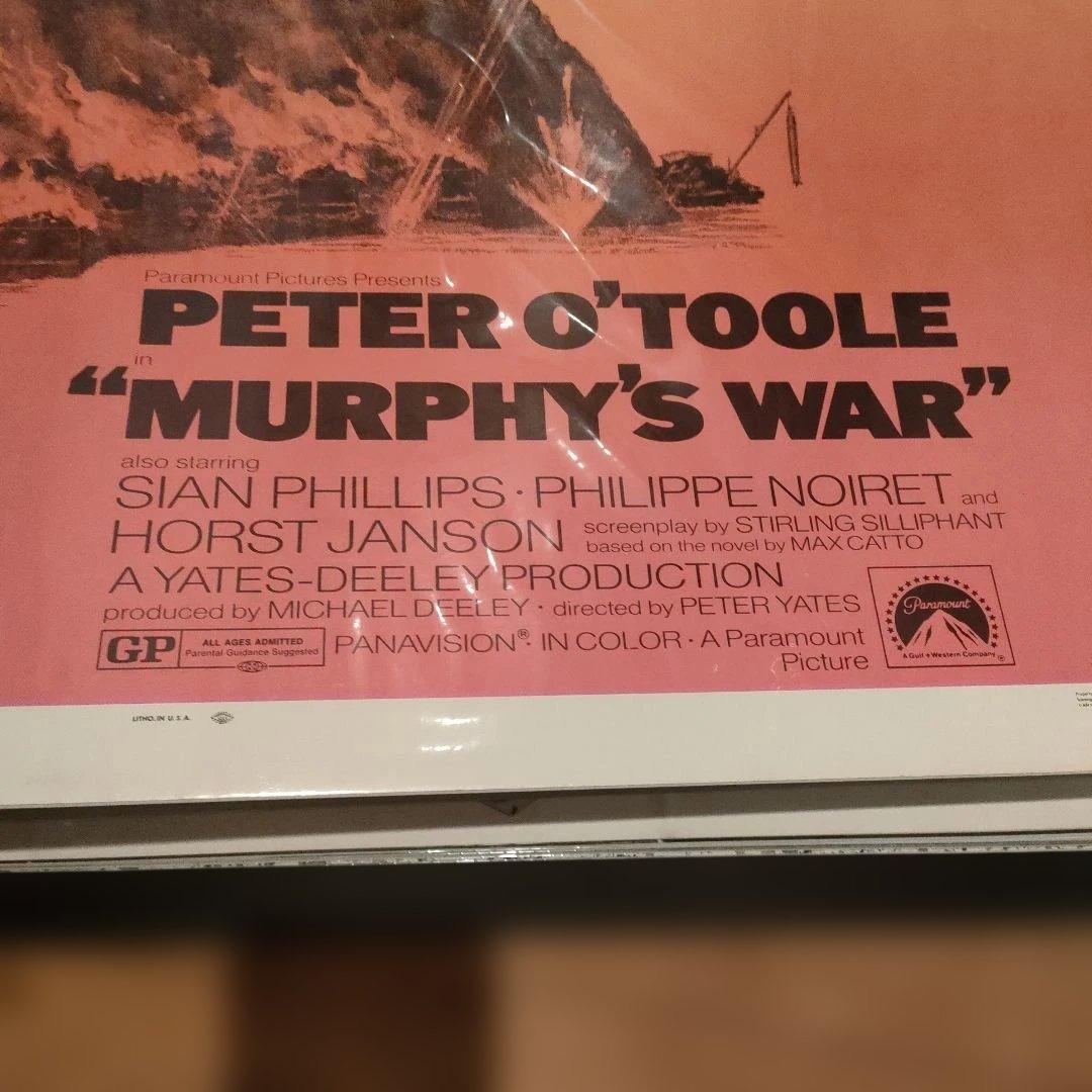 マーフィの戦い」USオリジナル ハーフサイズ ポスター