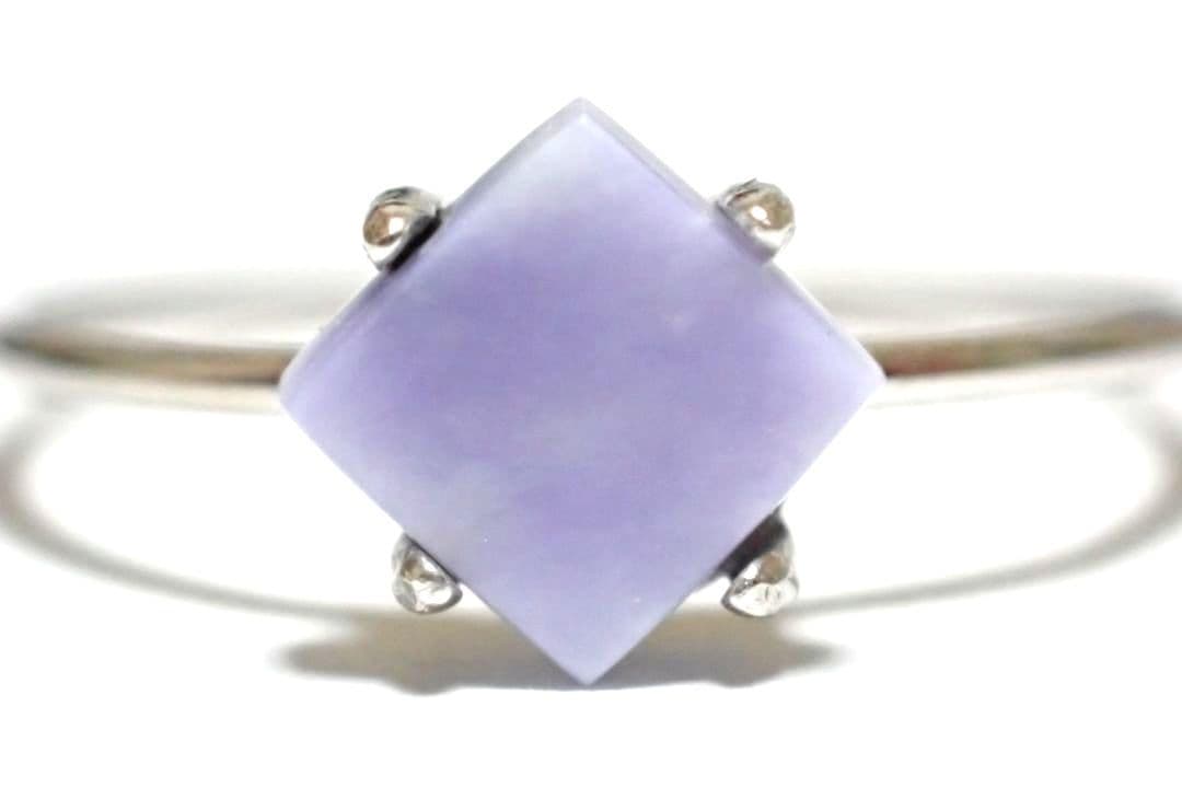 糸魚川翡翠　姫川　ラベンダー　リング　指輪　11号　送料無料