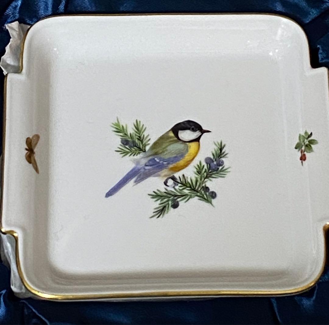 マイセン　角トレー　ディッシュ　6枚入　箱入り 10×11ｃｍ　✖️ 6