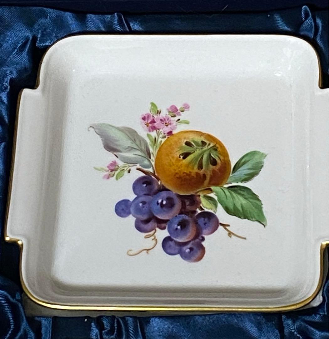 マイセン　角トレー　ディッシュ　6枚入　箱入り 10×11ｃｍ　✖️ 6