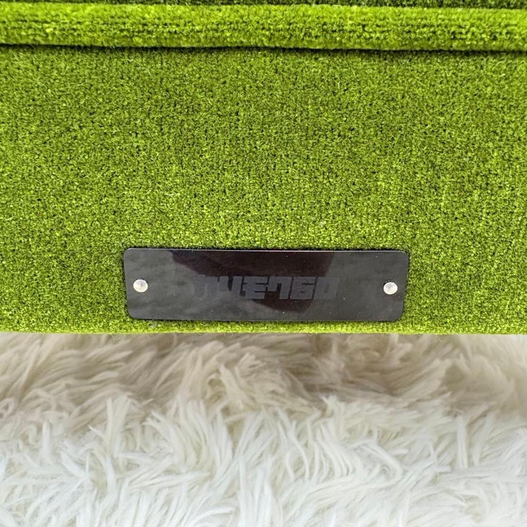 美品 カリモク60 オットマン モケットグリーン スツール 椅子 グリーン イス