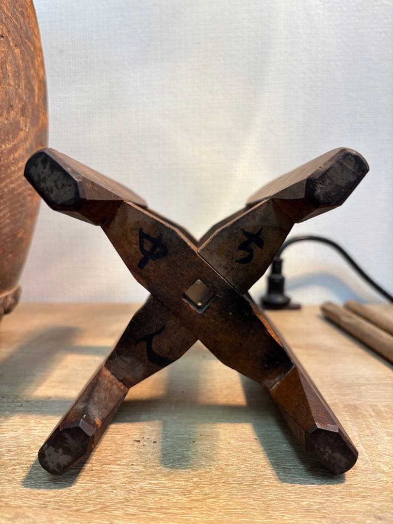 時代物 和太鼓 骨董品 明治時代