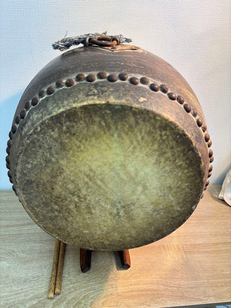 時代物 和太鼓 骨董品 明治時代