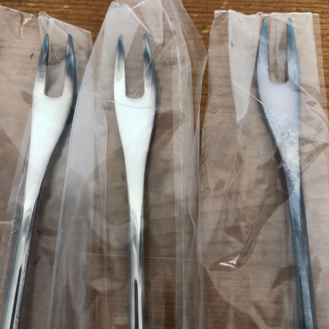 未使用　berndorf ロングフォーク　6本　ベルンドルフ　シルバープレート