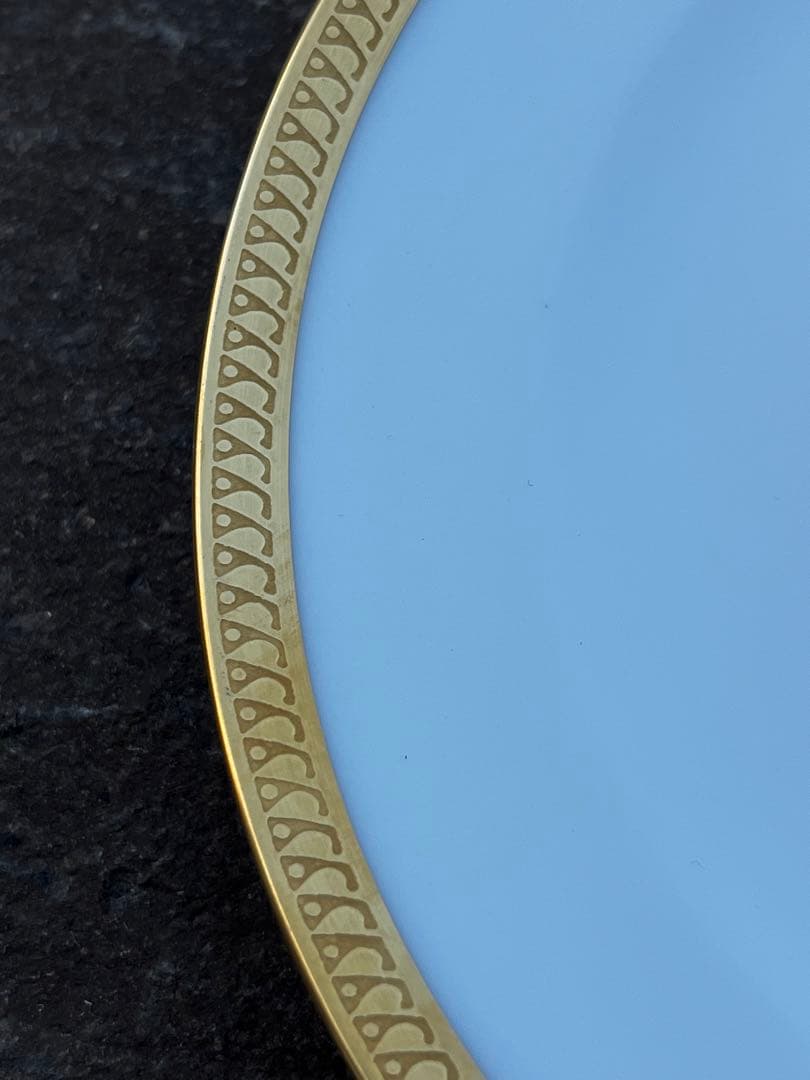 超希少　大倉陶園　クラウンエンボス　パン　プレート　6枚　定価79,200円