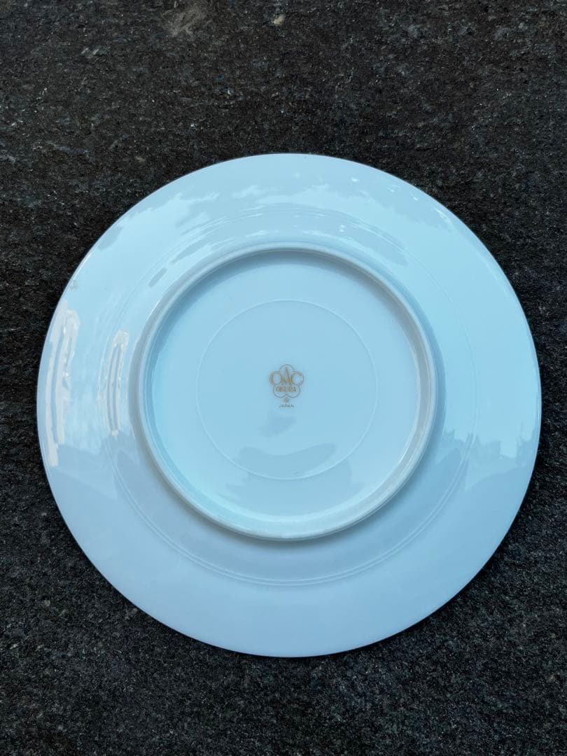 超希少　大倉陶園　クラウンエンボス　パン　プレート　6枚　定価79,200円