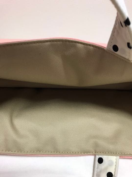 29 ハンドメイド チェリーレッスンバッグ 水玉 ドットフリルバッグ