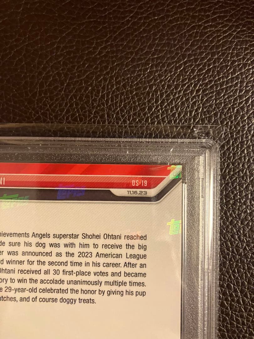 PSA10】大谷翔平 愛犬デコピン共演 2023MVP受賞記念カード NO1 - メルカリ