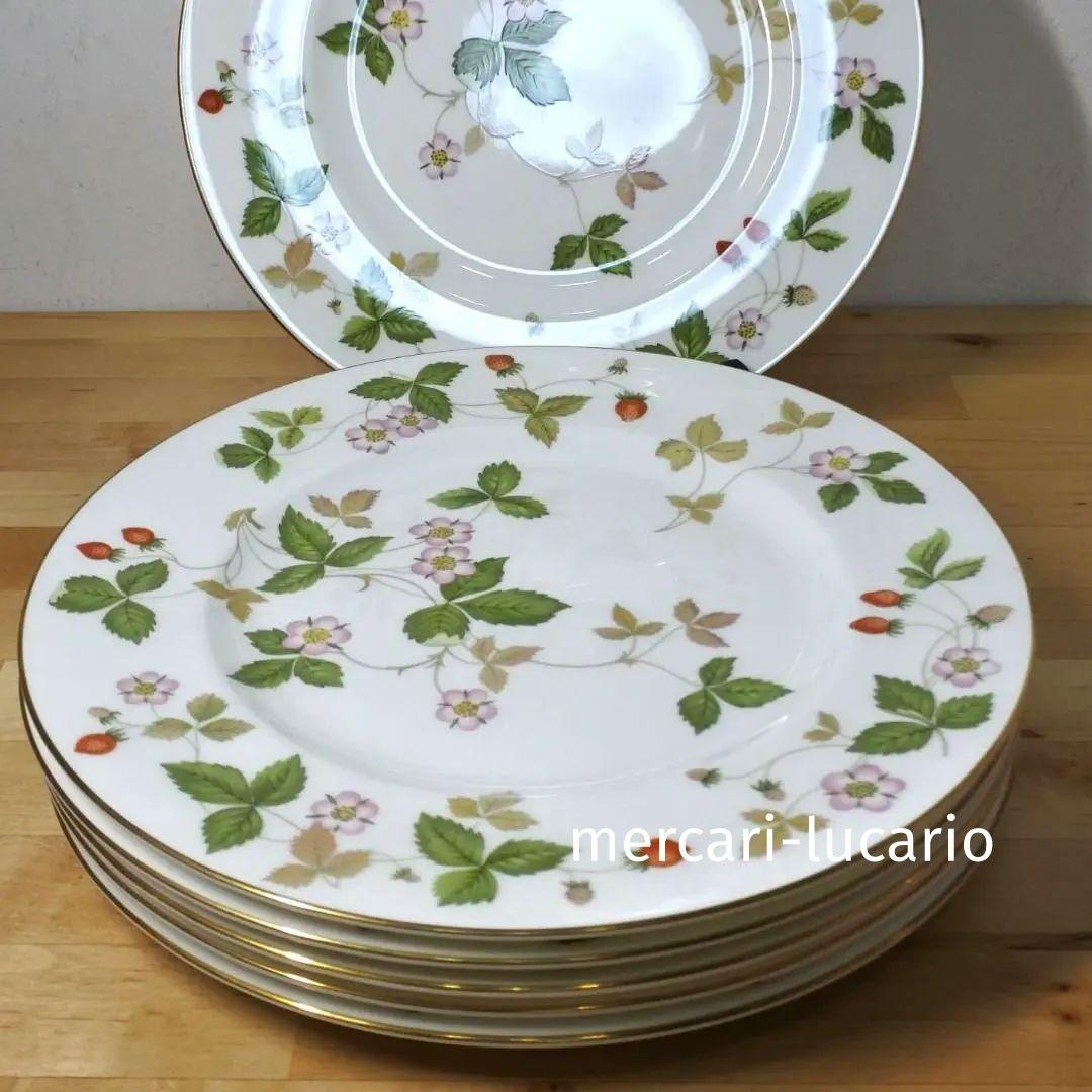 ウェッジウッド ワイルドストロベリー 27ｃｍ ディナープレート ６枚