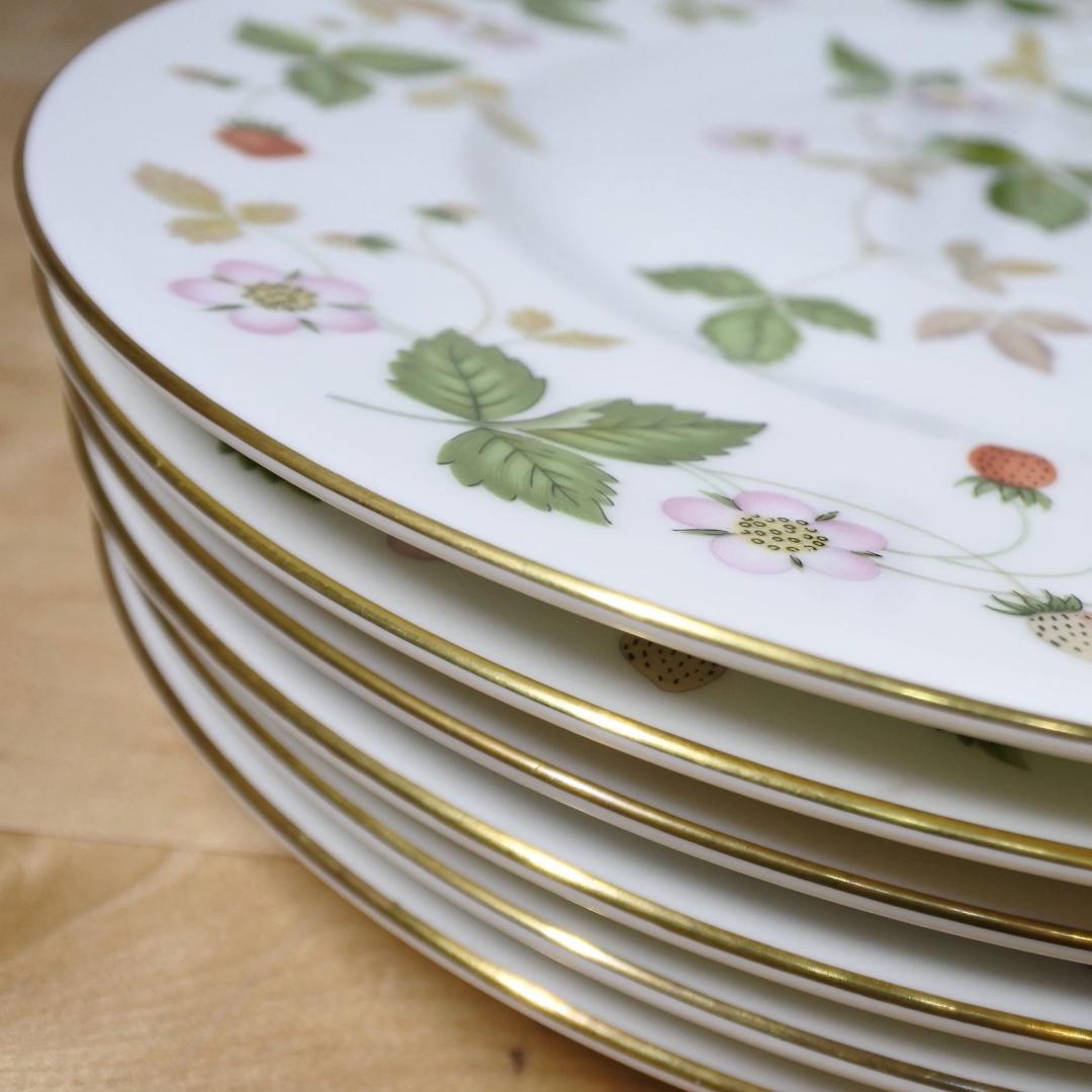 ウェッジウッド ワイルドストロベリー 27ｃｍ ディナープレート ６枚