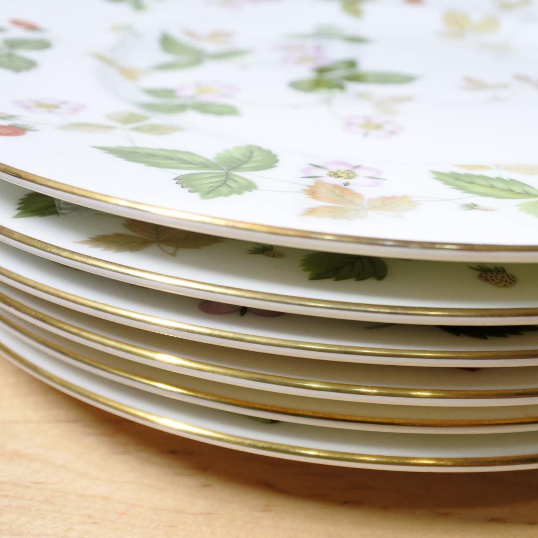 ウェッジウッド ワイルドストロベリー 27ｃｍ ディナープレート ６枚