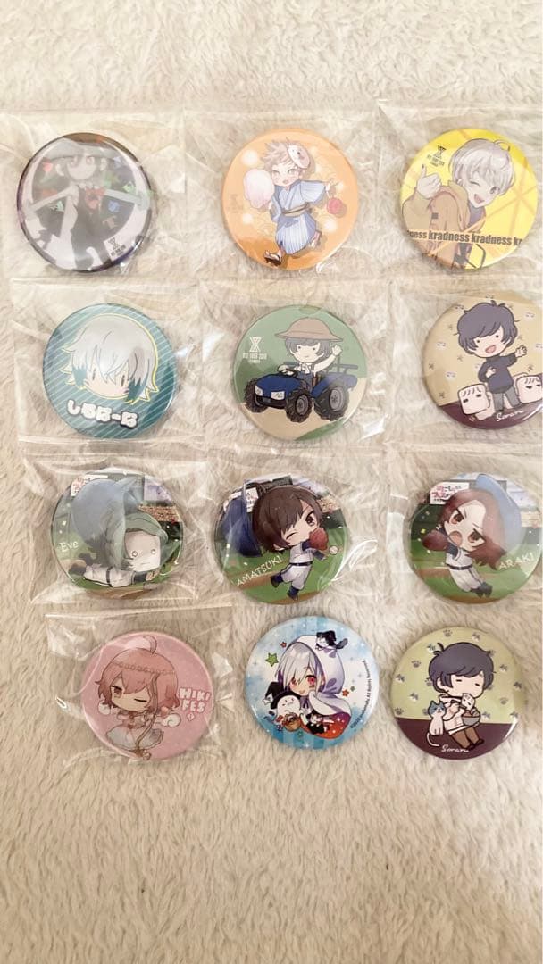 xyz ひきフェス 缶バッジ ぬいぐるみ