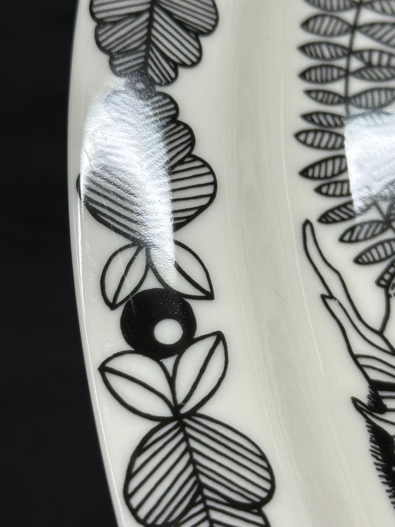 【美品】ARABIA アラビア ピーロパイッカ　プレート　オーバル　36cm