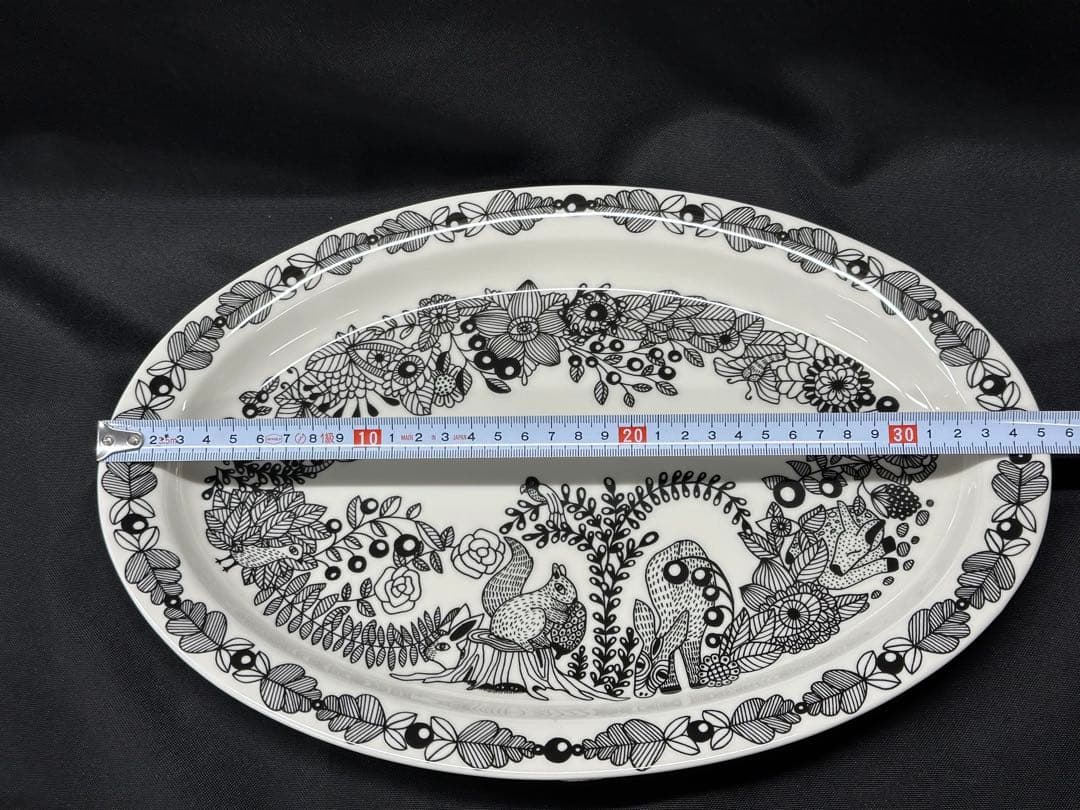 【美品】ARABIA アラビア ピーロパイッカ　プレート　オーバル　36cm