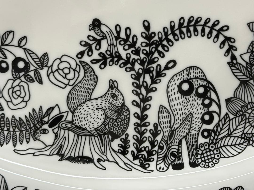 【美品】ARABIA アラビア ピーロパイッカ　プレート　オーバル　36cm