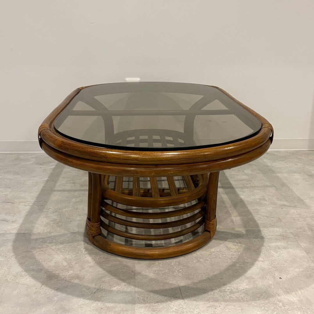 ラタンテーブル 籐 コーヒーテーブル センターテーブル　トロピカルファイン